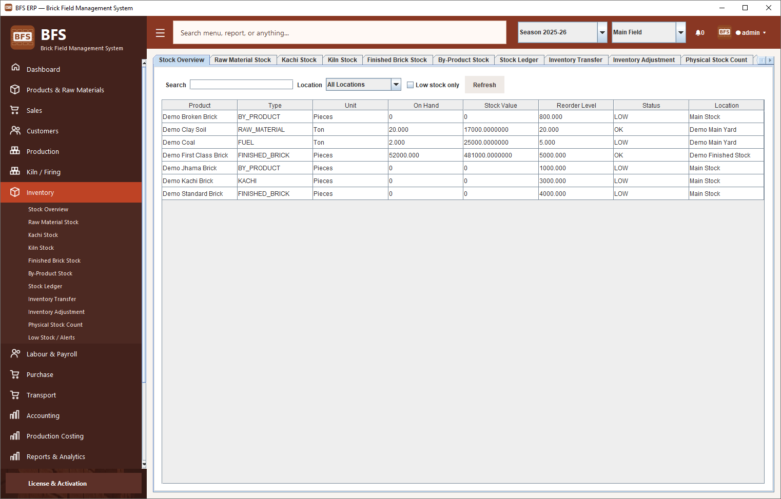 Inventory interface screenshot supplied with the source assets