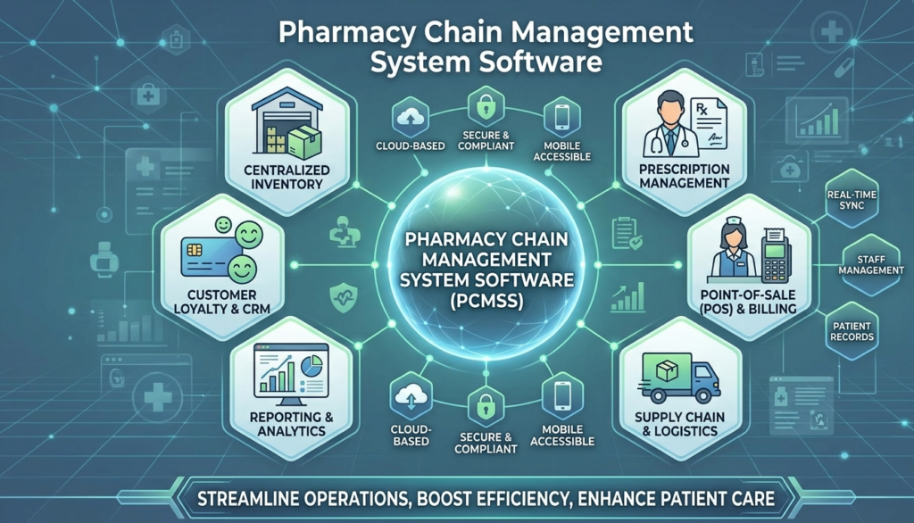 Pharmacy Chain Management System Software image