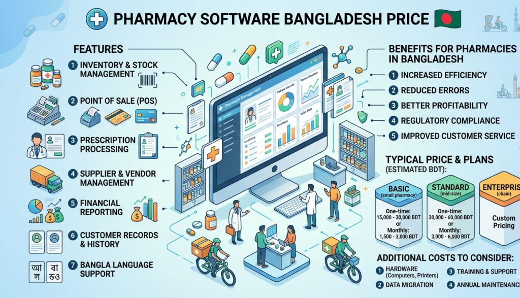 Pharmacy Software Bangladesh Price image
