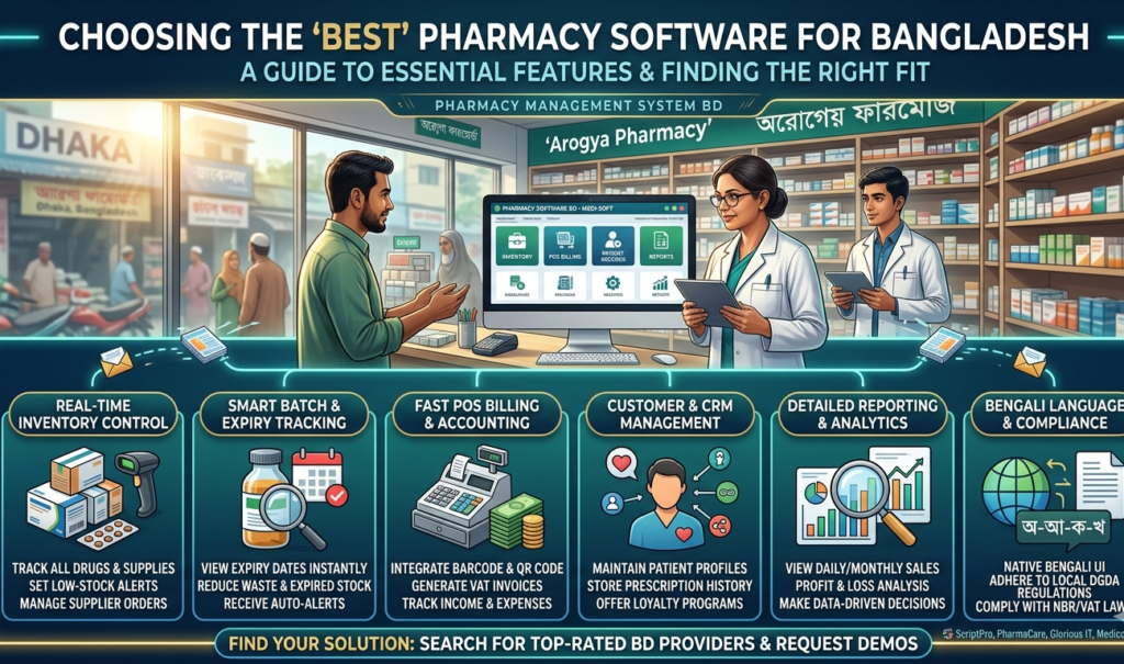 Which Software is Best for Pharmacy in BD image
