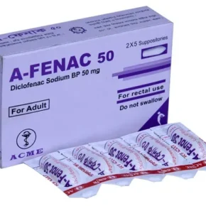 A Fenac Suppository 50 mg-10's Pack
