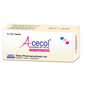 Acecol 100 mg Tablet-50's Pack