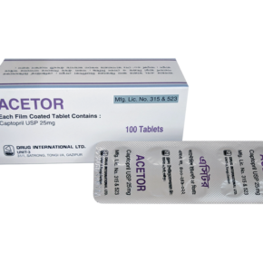 Acetor 25 mg Tablet-100's Pack