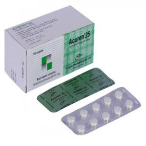 Acuren 25 mg Tablet-10's Strip