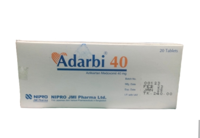 Adarbi 40 mg Tablet-20's Pack