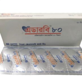 Adarbi 80 mg Tablet-20's Pack