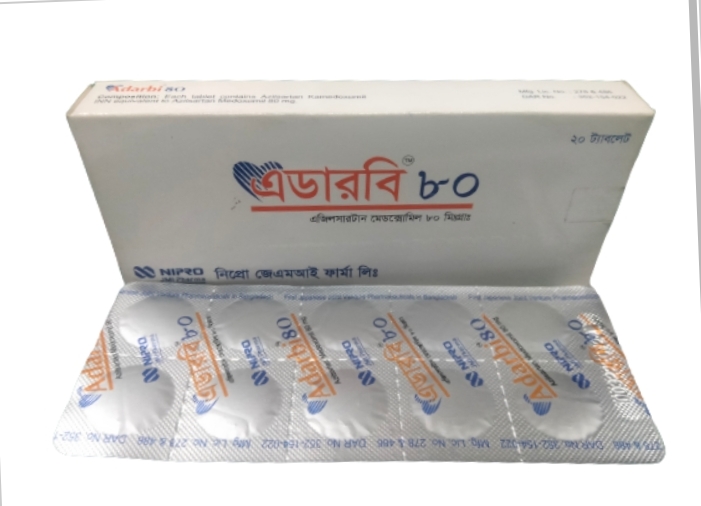 Adarbi 80 mg Tablet-20's Pack