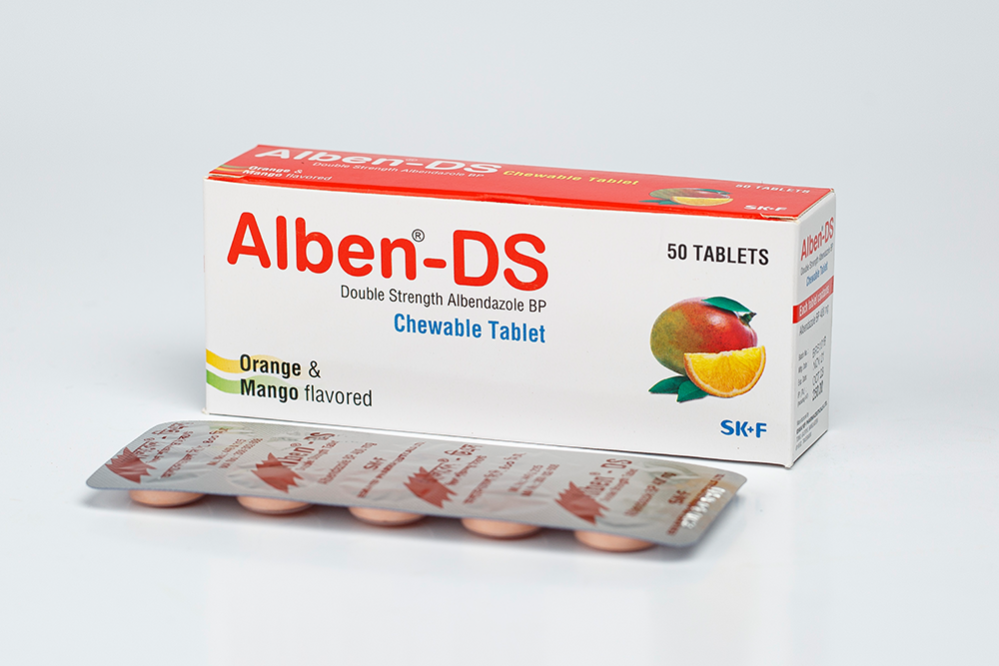 Alben DS 400 mg Tablet-10's Strip