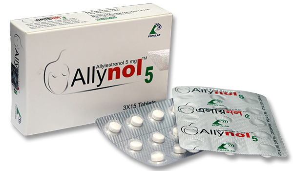 Allynol 5 mg Tablet-15's Strip