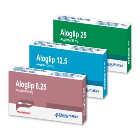 Aloglip 6.25 mg Tablet-30's Pack