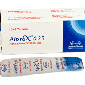 Alprax XR 0.25 mg Tablet-50's Pack