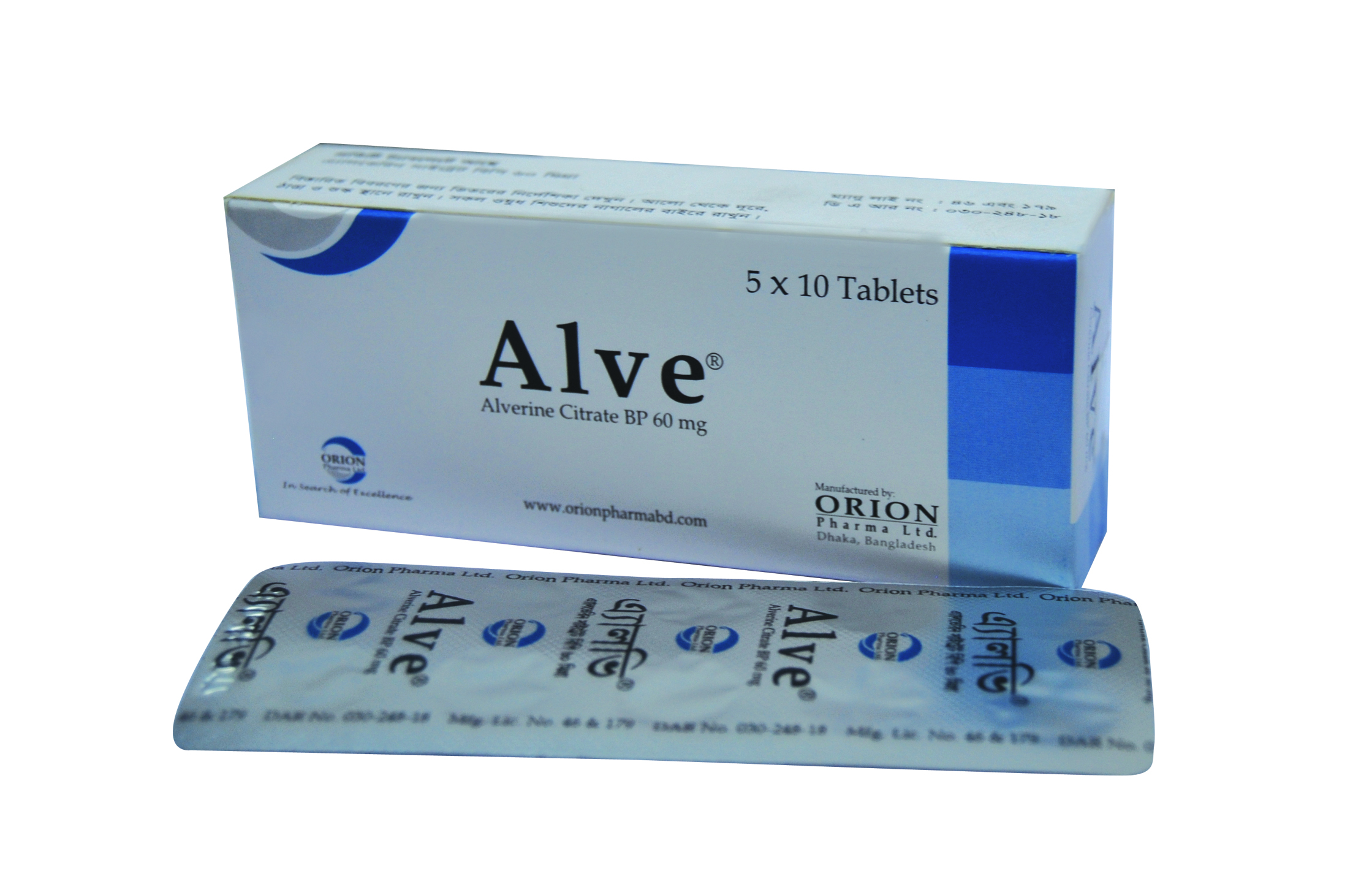 Alve 60 mg Tablet-10's Strip