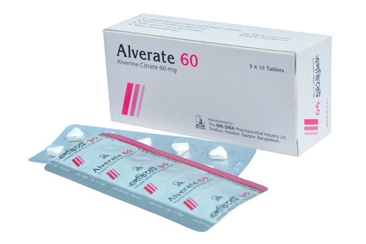 Alverate 60 mg Tablet-50's Pack