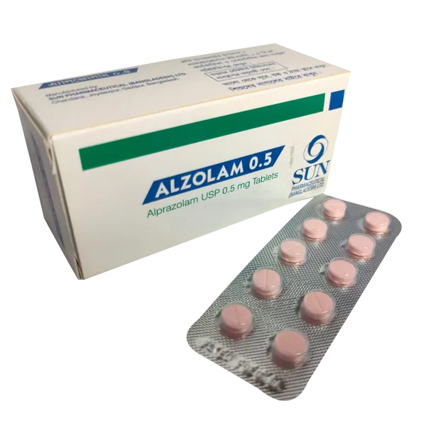 Alzolam 0.5 mg Tablet-10's Strip