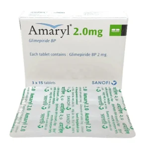 Amaryl 2 mg Tablet-15 Pcs