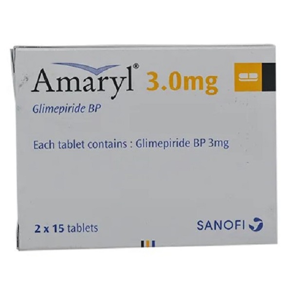 Amaryl 3 mg Tablet-15 Pcs