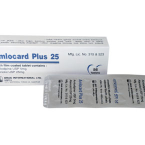 Amlocard Plus 25 mg Tablet-14 Pcs