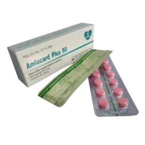 Amlocard Plus 50 mg Tablet-14 Pcs