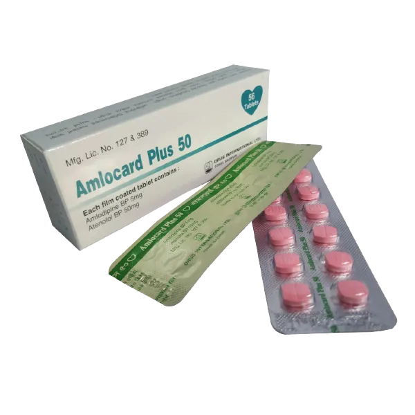 Amlocard Plus 50 mg Tablet-14 Pcs