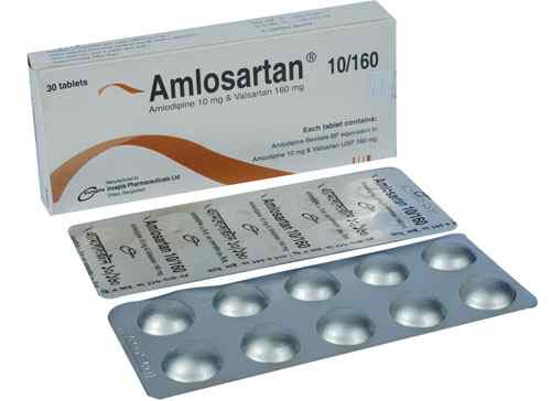 Amlosartan 10/160 mg Tablet-30 Pcs