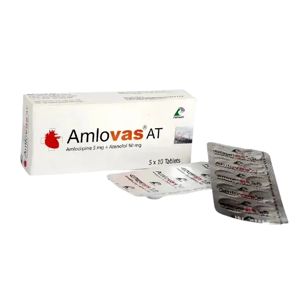 Amlovas AT 50 mg Tablet-10 Pcs