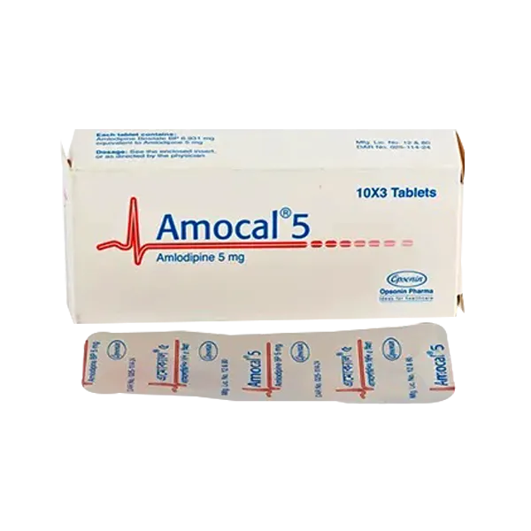 Amocal 5 mg Tablet-14's Strip