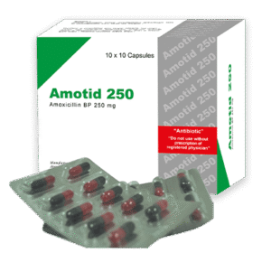 Amotid 250 mg Capsule-100 Pcs