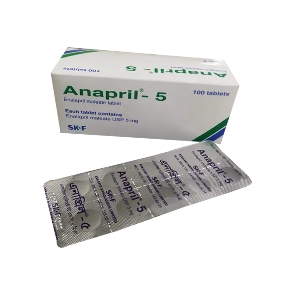 Anapril 5 mg Tablet-10's Strip
