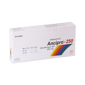 Ancipro 250 mg Tablet-20's Pack
