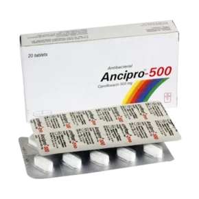 Ancipro 500 mg Tablet-20's Pack