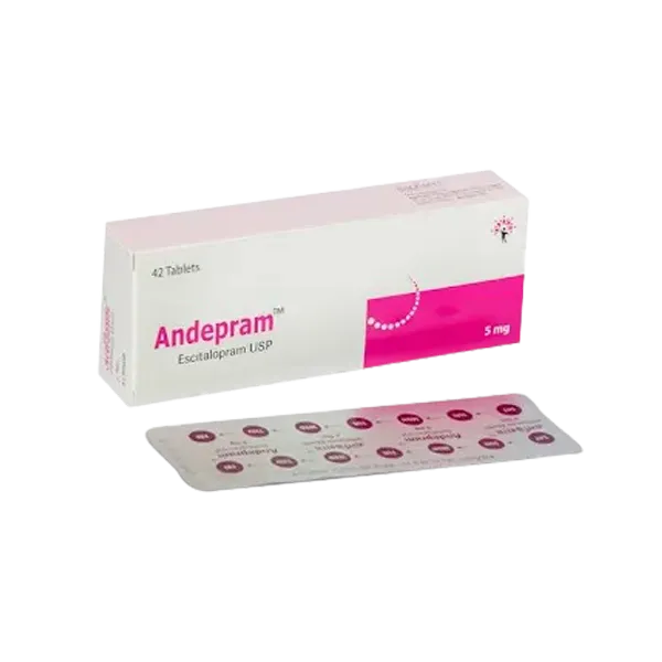 Andepram 5 mg Tablet-14's Strip