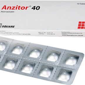 Anzitor 40 mg Tablet-10's Strip