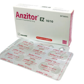 Anzitor EZ 10/10 mg Tablet-10 Pcs