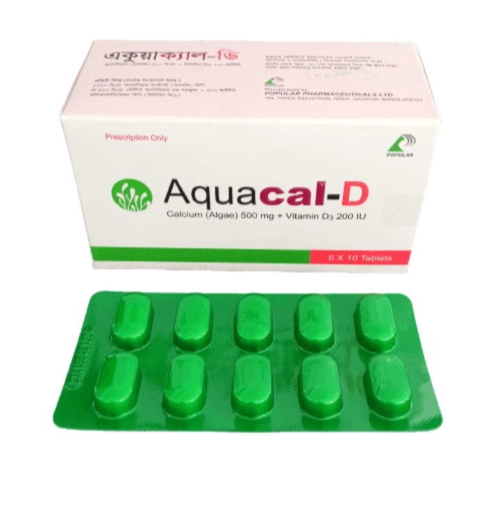 Aquacal D Tablet-60's Pack