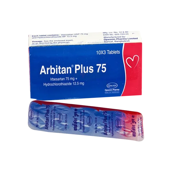 Arbitan Plus 75 Tablet-10's Strip
