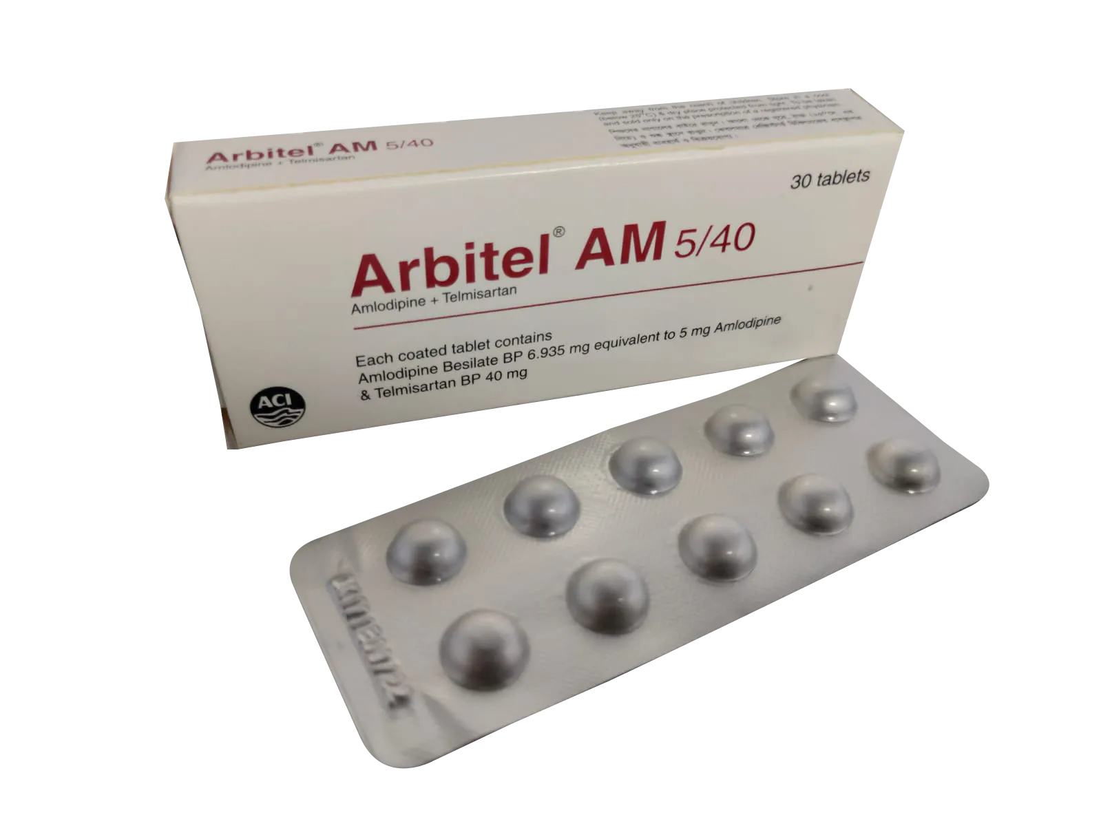 Arbitel AM 5/40 mg Tablet-10 Pcs