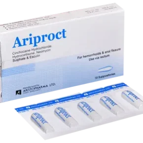 Ariproct Suppository-10's Pack