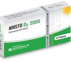 Aristo D3 2000 Tablet-10's Strip