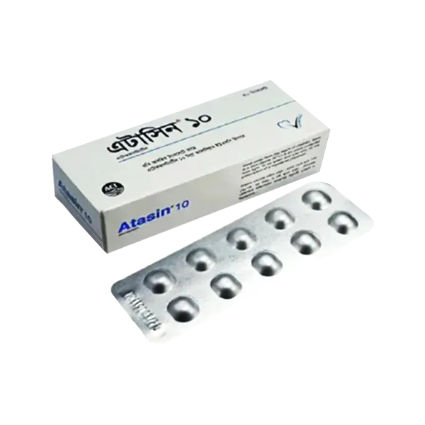 Atasin 10 mg Tablet-10's Strip
