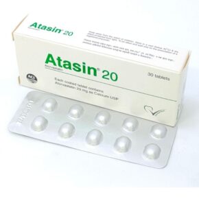 Atasin 20 mg Tablet-10's Strip