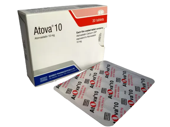 Atova 10 mg Tablet-15's Strip