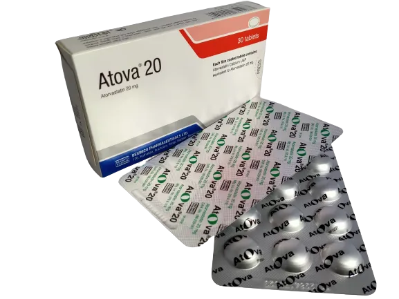 Atova 20 mg Tablet-15's Strip