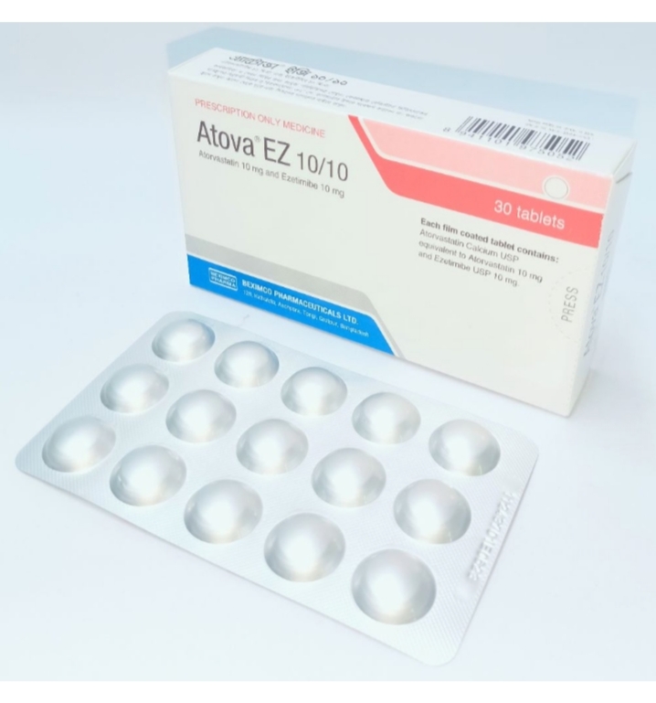 Atova EZ 10/10 mg Tablet-15 Pcs