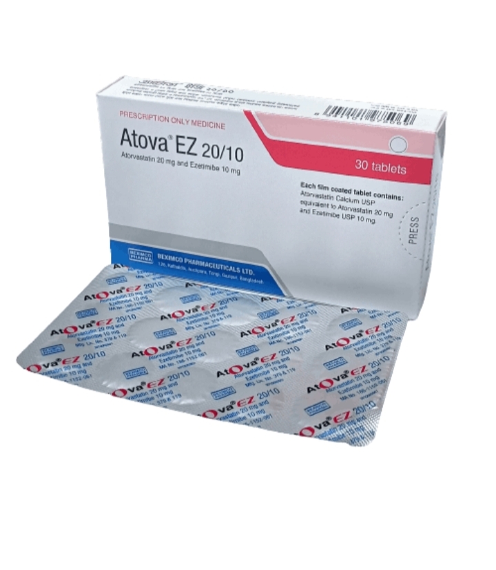 Atova EZ 20/10 mg Tablet-15 Pcs