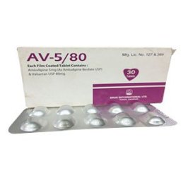 AV 5/80 mg Tablet-42 Pcs
