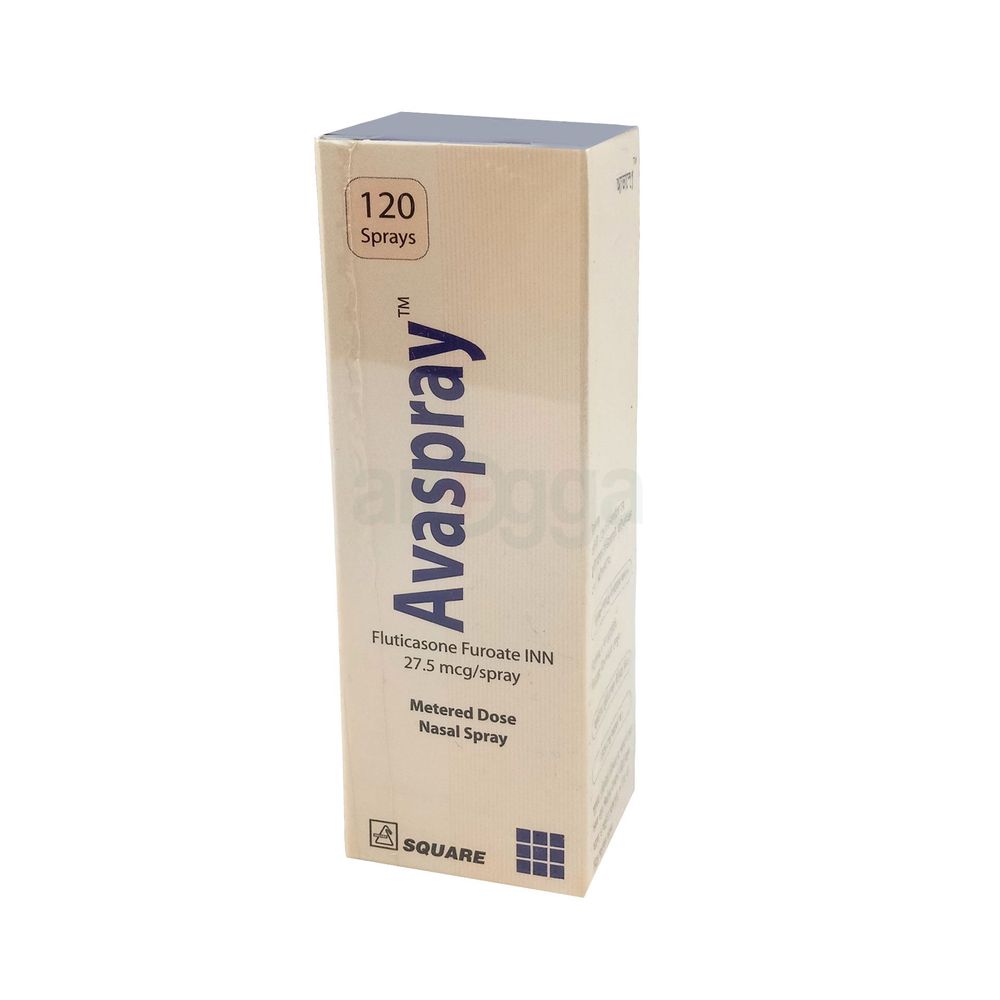 Avaspray Nasal Spray Fluticasone Furoate Nasal prep Nasal Spray 27.5mcg/Spray
