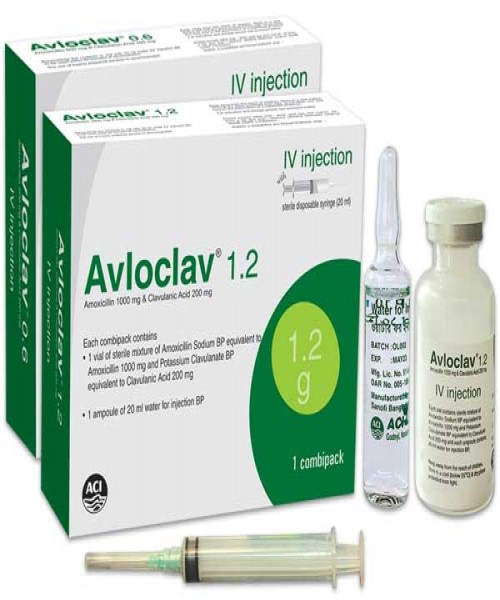 Avloclav 1.2 gm IV Injection