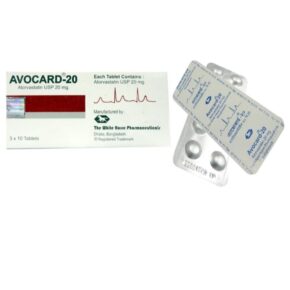 Avocard 20 mg Tablet-10's Strip