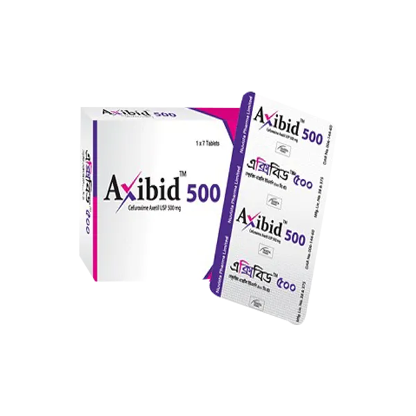Axibid 500 mg Tablet-7's Pack