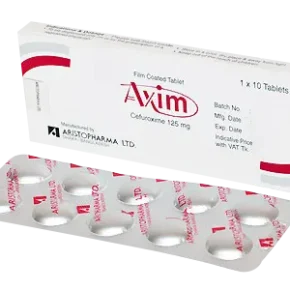 Axim 125 mg Tablet-10's Pack